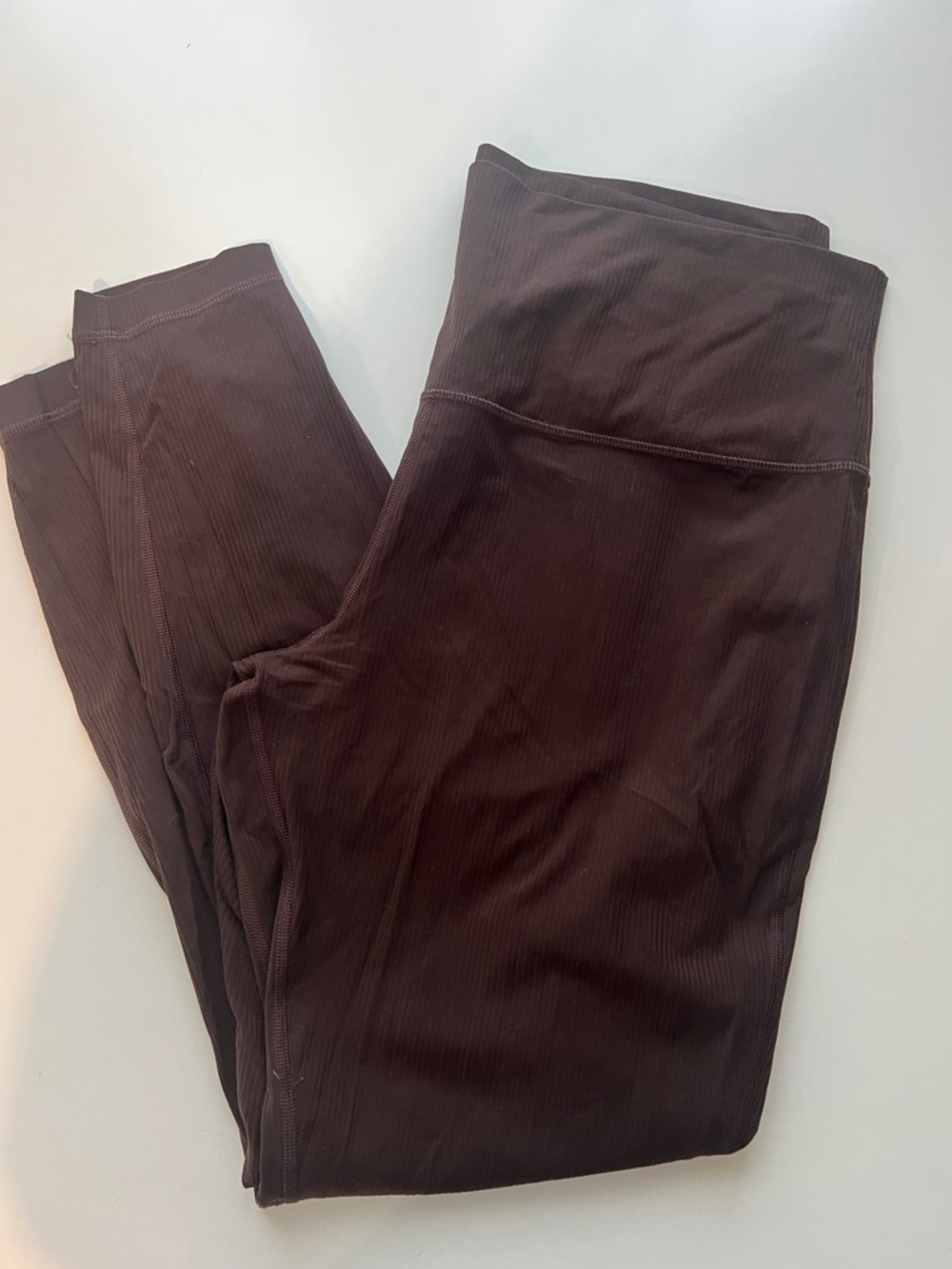Lululemon brown ribbed leggings
